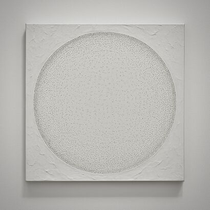 Circle Point - a Paint Artowrk by Natanal Hyun Kim